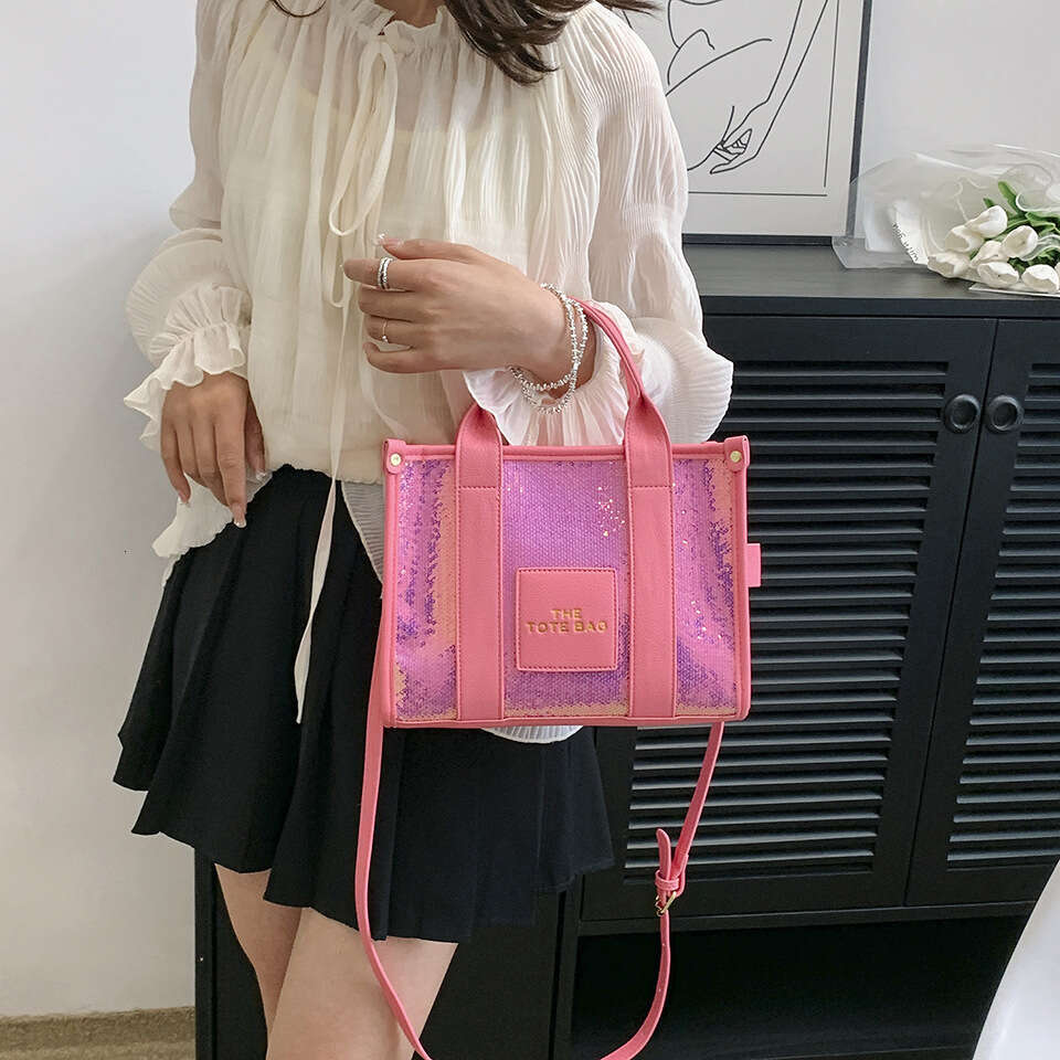 Korean Fashion Popular Simple Sequin Bags Tote Bag Single Shoulder bag Crossbody sac Handbag Home Products