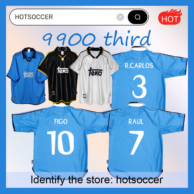 99900 Madrid Retro home away third Soccer Jerseys Finals Football Shirt GUTI SEEDORF hotsoccer Raul Zidane hotsoccer
