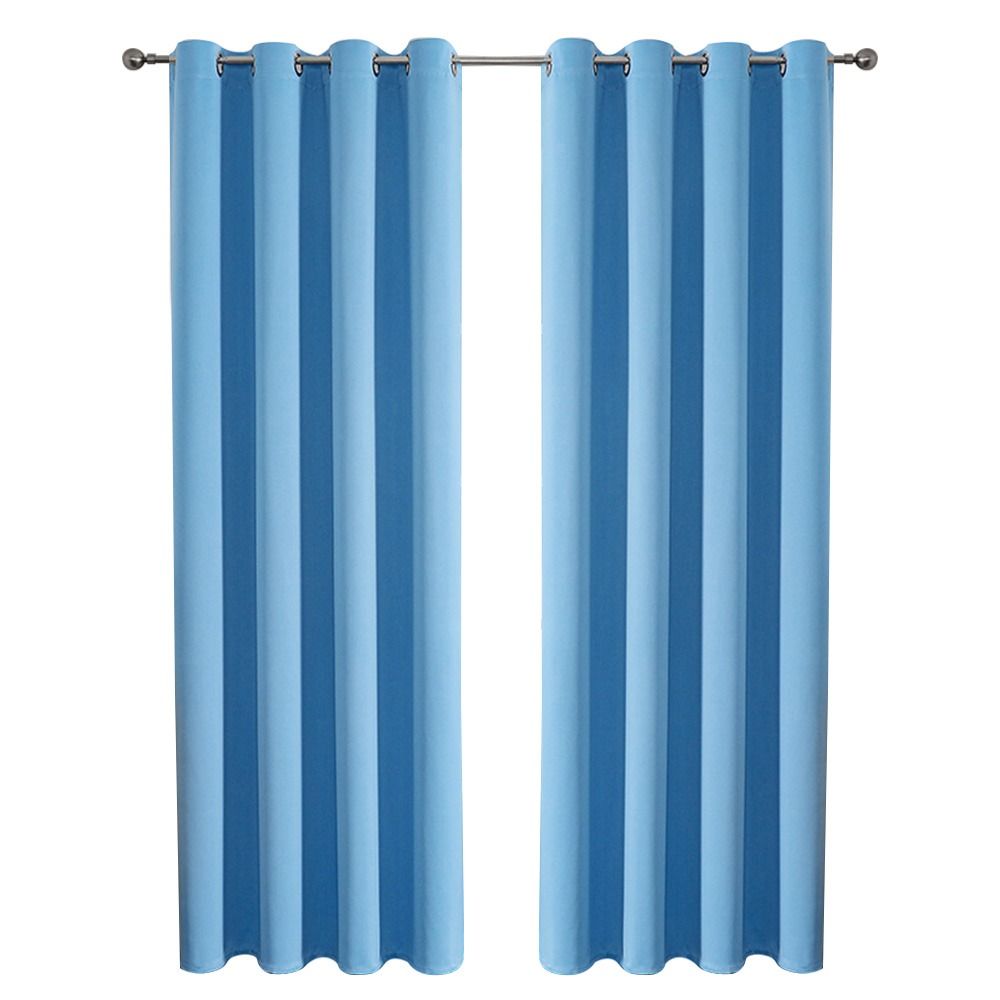 132cmx160cm Modern Solid Color Blackout Curtains for Living Room Bedroom Curtains for Window Treatment Drapes Curtain Finished Blinds