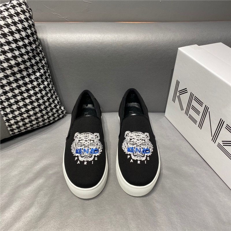 Designer Shoes 2025 New European Men's Shoes Men's Tiger Head Board Shoes Fashion And Versatile Casual Embroidery Summer Breathable Le Fu Sh