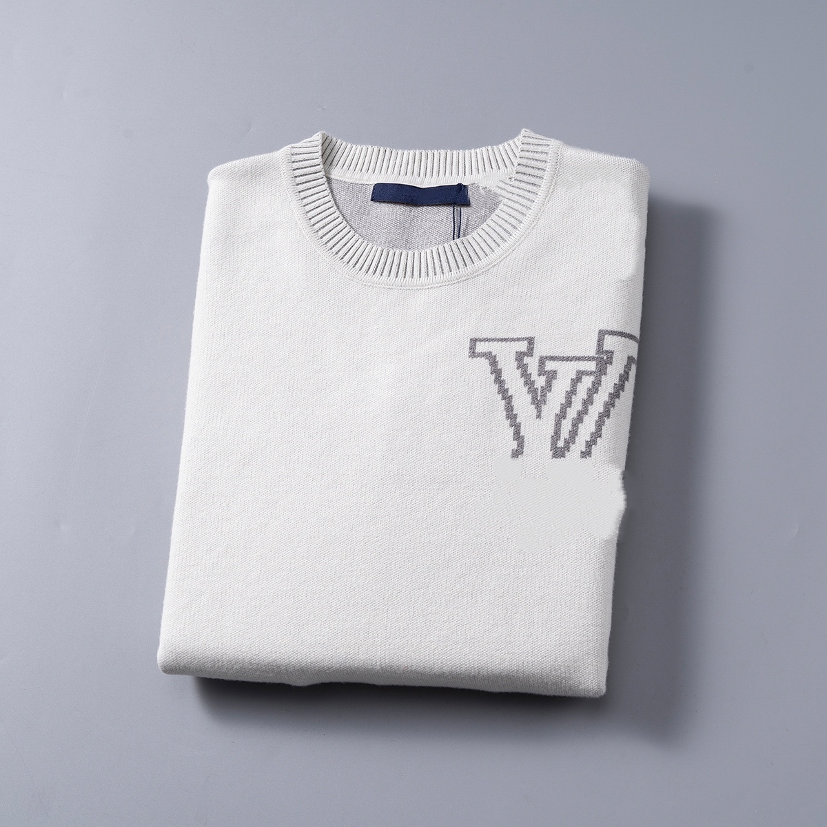 Autumn and winter new designer presbyopic letter Jacquard lazy relaxed round neck sweater for men and women with the same sweater Size M-3XL