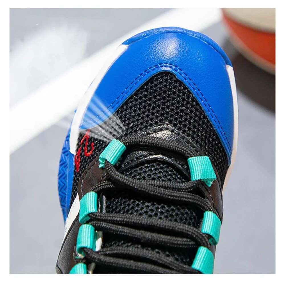 Teenager Boy's Basketball PU Leather Breathable Children's Sport Trend Fashion Sneakers For Children Casual Shoes