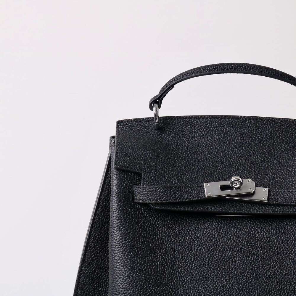 Luxury Bag Designer Togo Top Cowhide Niche Design High-end Large Capacity Leather Women's Handbag Shoulder Commuter Shoulder Bag