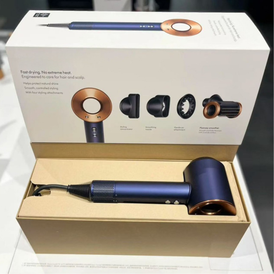 Hair Dryers Salon Anion Mute Designer Hair dryer HD08 Safety Powerful Electric Egative Ionic Professional negative Quick-dry Blow Hair Drier