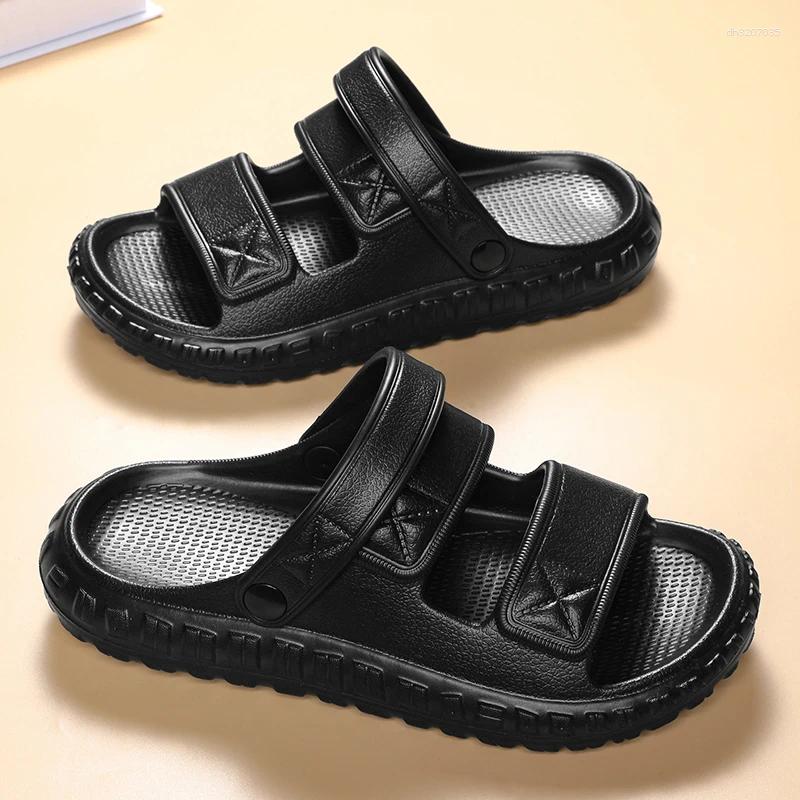 Sandals Men's Summer Styles. They Feature A Simple And Casual Design Are Highly Versatile Perfect For The Beach.