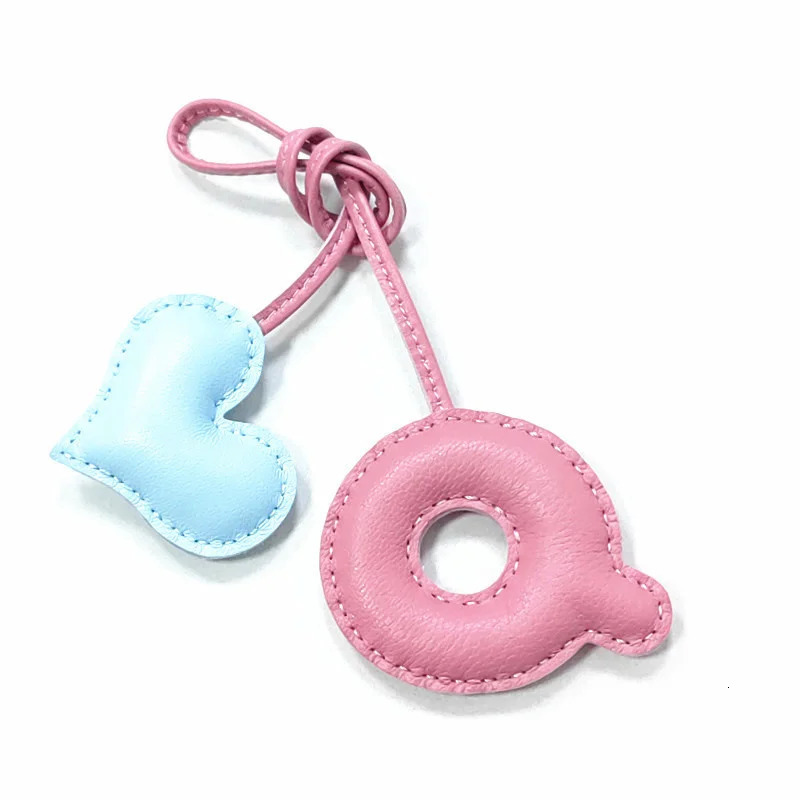 Q U K L Z V With Love Bag Pendant For Bag Charm Sheepskin Letter Love Pendant Car Highend Keychain Accessory 251030
