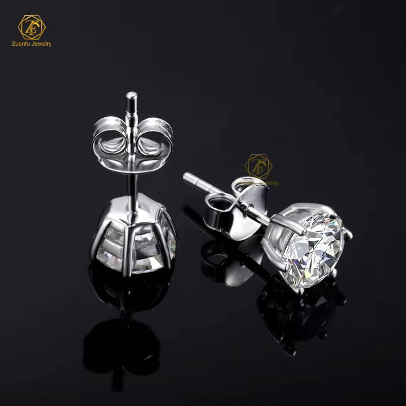 IGI Certified 05CT2CT Lab Grown Diamond Stud Earrings DEF Color VVS VS Clarity HPHT CVD Diamonds Earrings for Gift