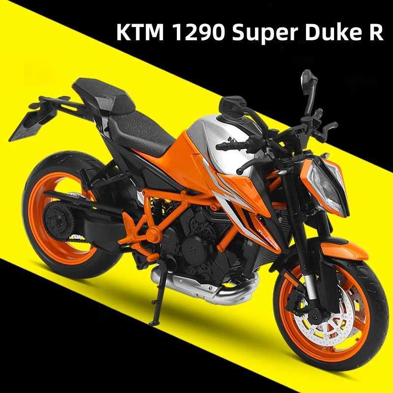 1/12 KTM 1290 Super R Die Cast Motorcycle Model Toy Vehicle Collection Auke Shock-Absorber Off Road Autocycle Toys Car Free shipping