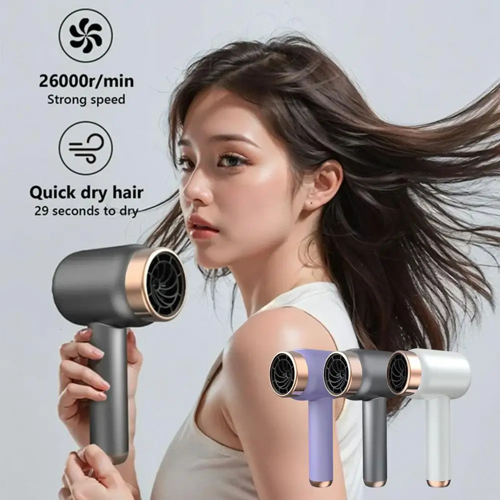 Usb Hair Dryer Wireless Hair Dryer Charging Hair Dryer Home And Unplugged Negative Ion Hair Cold Portable Dormito D7D5 251030
