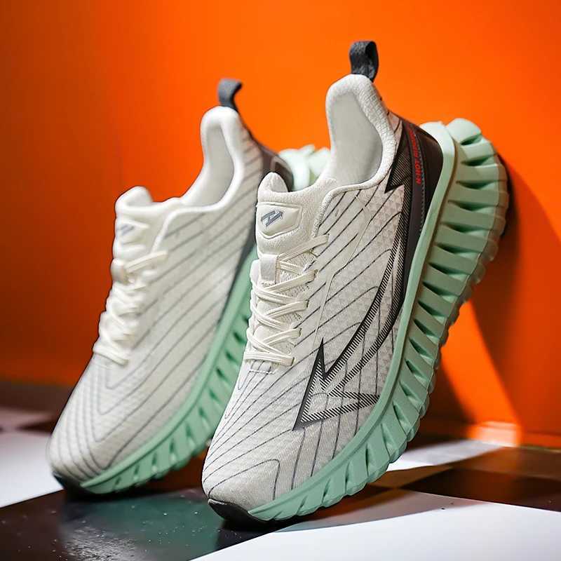 2025 Mens Running Shoes tra Light Tennis Sport Breathable Sneakers Tenis Mascino Black Mesh Walking Casual Jogging Trainers Z250411