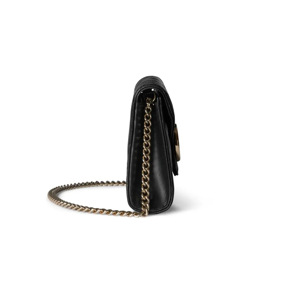 Leather envelope bag, fashionable cowhide bag, diamond-shaped chain bag, single-shoulder bag, handbag