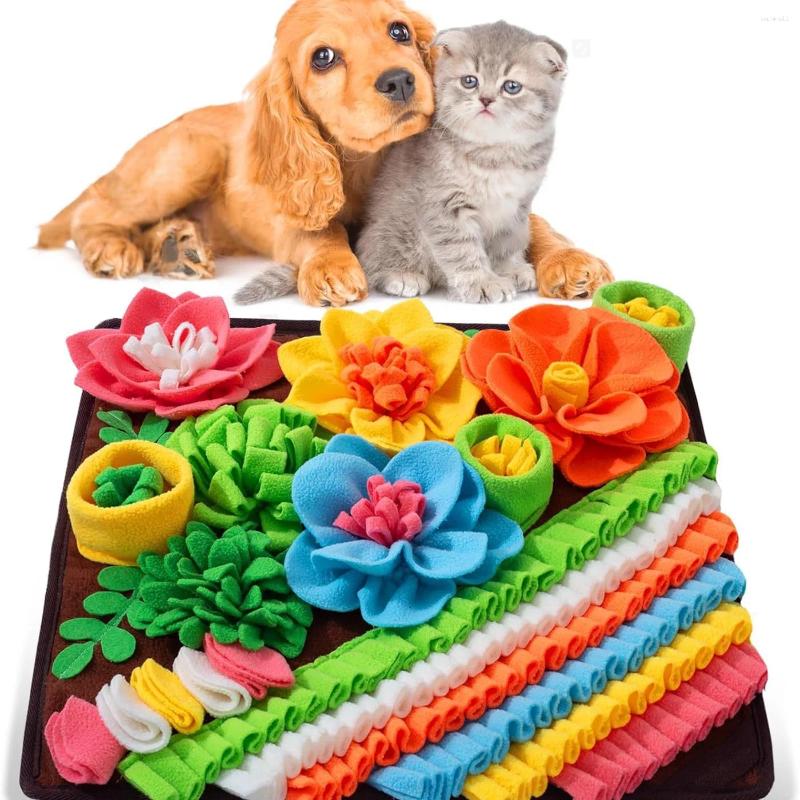 Update Dogs Snuffle Mat Interactive Pet Slow Feeding Dog Puzzle Toys For Foraging Smell Training Anxiety Relief