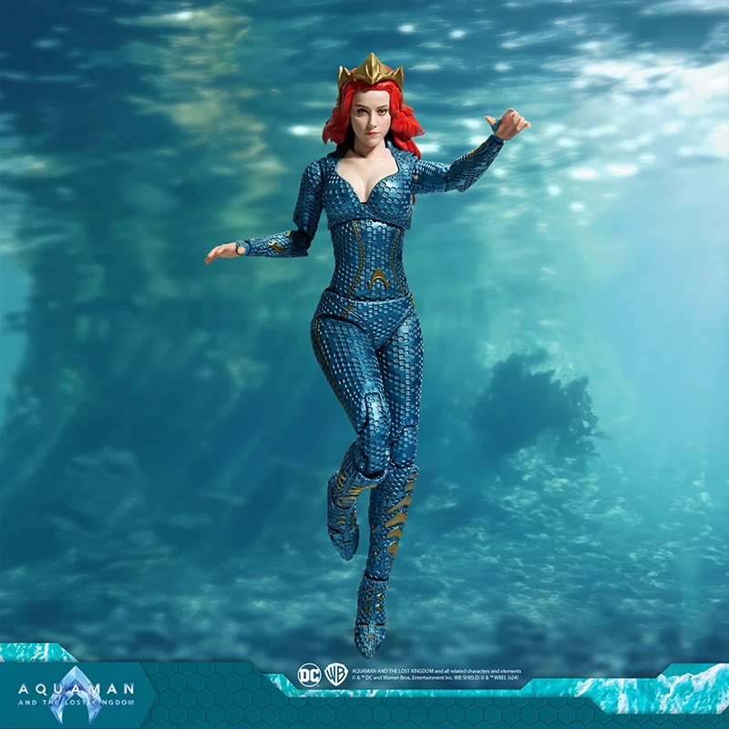 Fondjoy DC Comics Mera Aquaman 2 1/9 Action Figure Wholesale - Collectible Model Kit with Movable Joints, Bulk Stock for Retailers