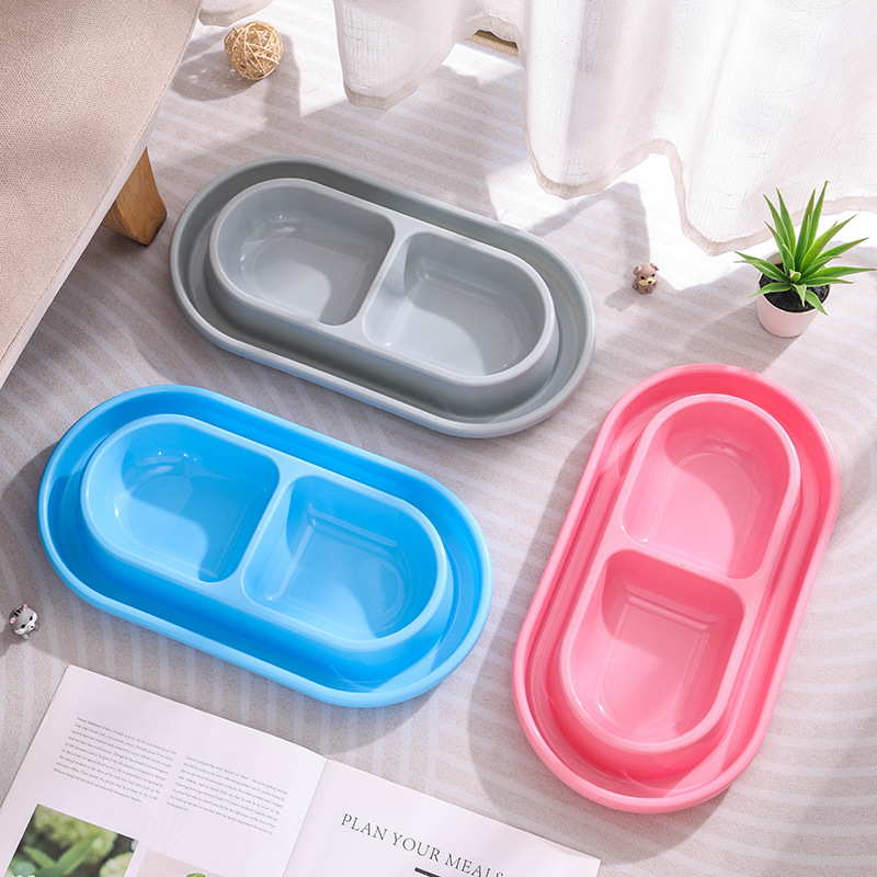 Gray Anti-Insect 32 oz Food and Water Bowl Set for Pets - Ideal for Cats and Medium Sized Dogs - view 7