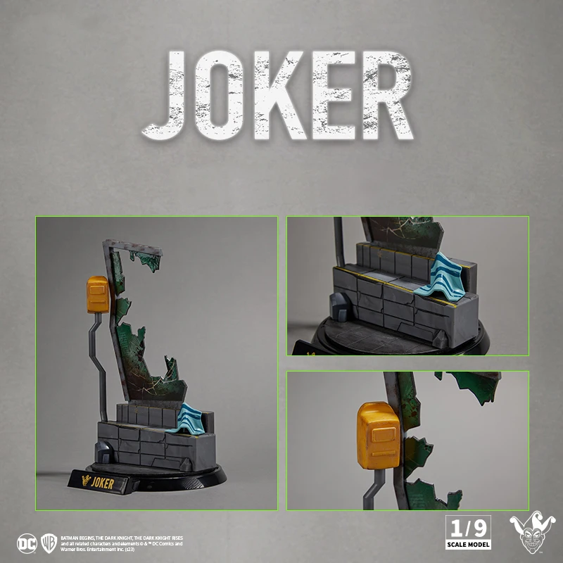 Fondjoy DC Comics Joker Batman Dark Knight 1/9 Action Figure Wholesale - Deluxe Collectible Model Kit with Movable Joints, Bulk Stock