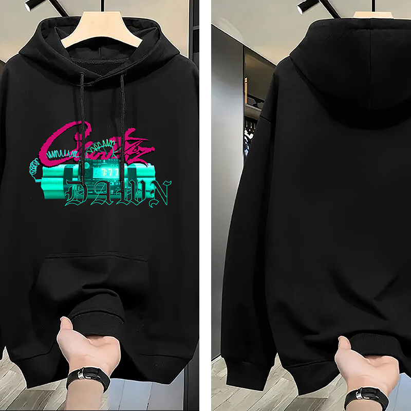 Men's Hoodies Luxury Crewneck Sweatshirt hoody Classic Streetwear Pure Cotton Loose Oversized Casual Trendy Women Clothing Sweatshirt M-5XL