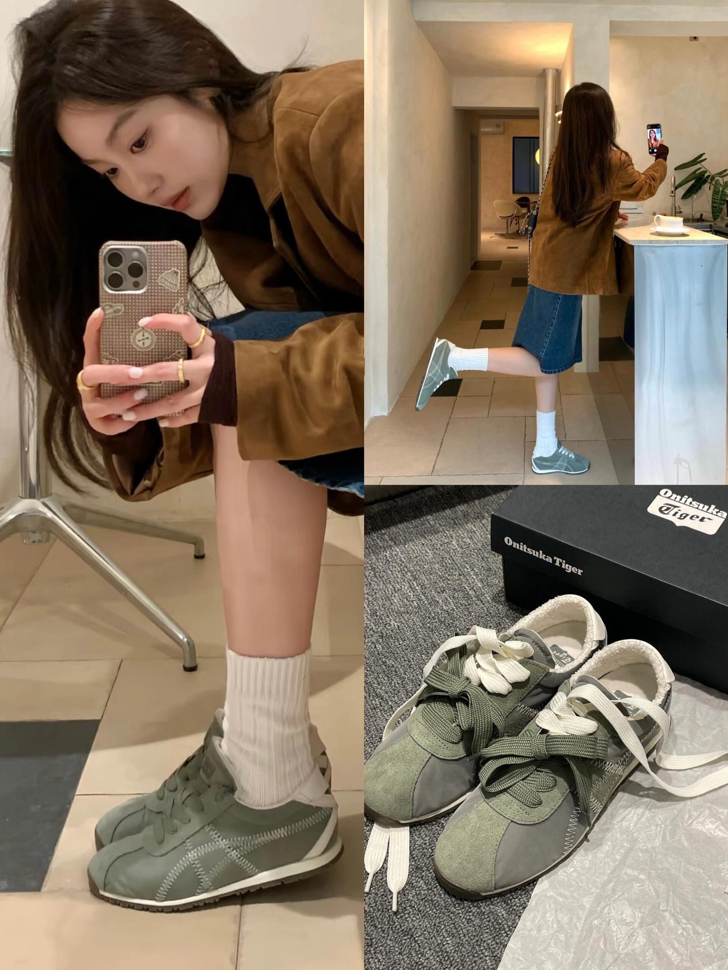 Sheepskin version ~ niche leather mandarin duck bow Forrest Gump shoes women's moral training shoes versatile board shoes sports casual shoes wom