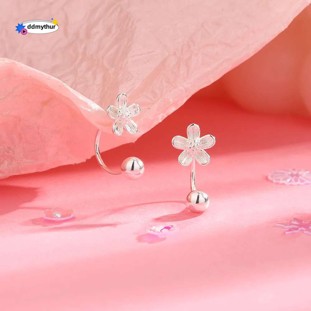 Real Sterg Sier wer Screw Puncture Stud Earrings for Women Fine Jewelry Light Minimalist Accessories ddmythur