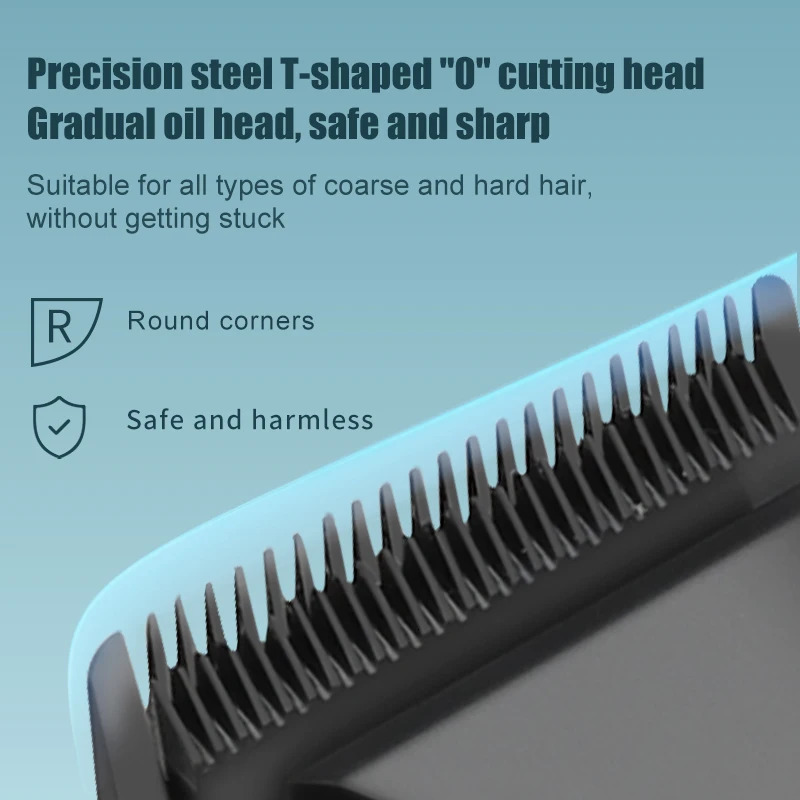 Original Barber Professional Electric Hair Trimmer For Men Rechargeable Beard Hair Clipper with 9000RPM Motor Haircut 251030