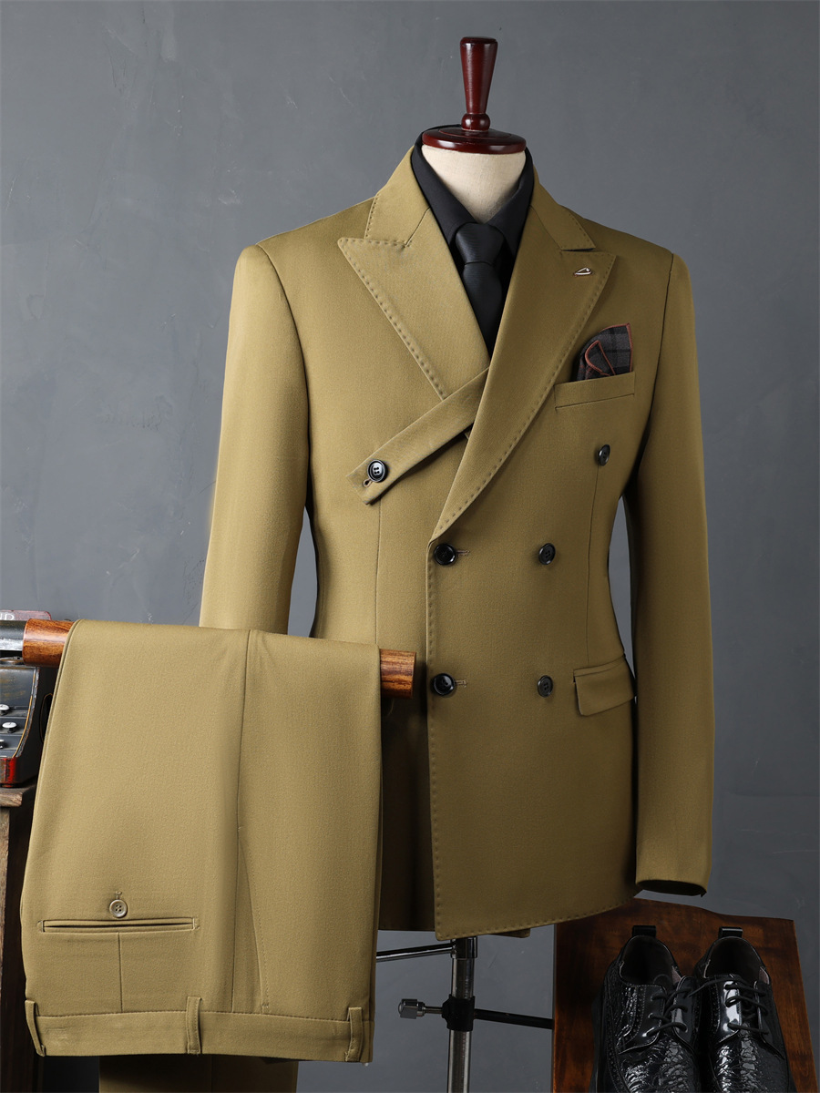 3920 three-piece professional formal suit for groomsmen