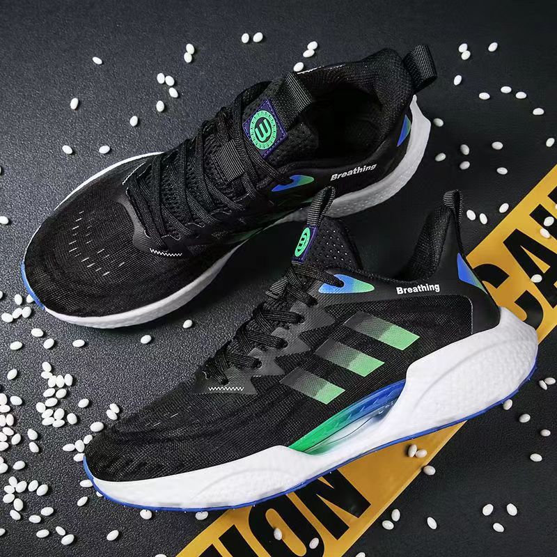 Comfortable running shoes men 2025 spring and summer new lovers sports shoes soft sole lightweight thick sole running shoes all match casual shoes sup