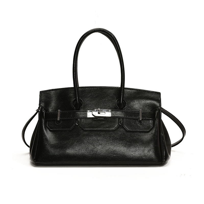 2025 Designer hot free shipping shoulder bags new casual handbag fashionable Plain lady bag black for women