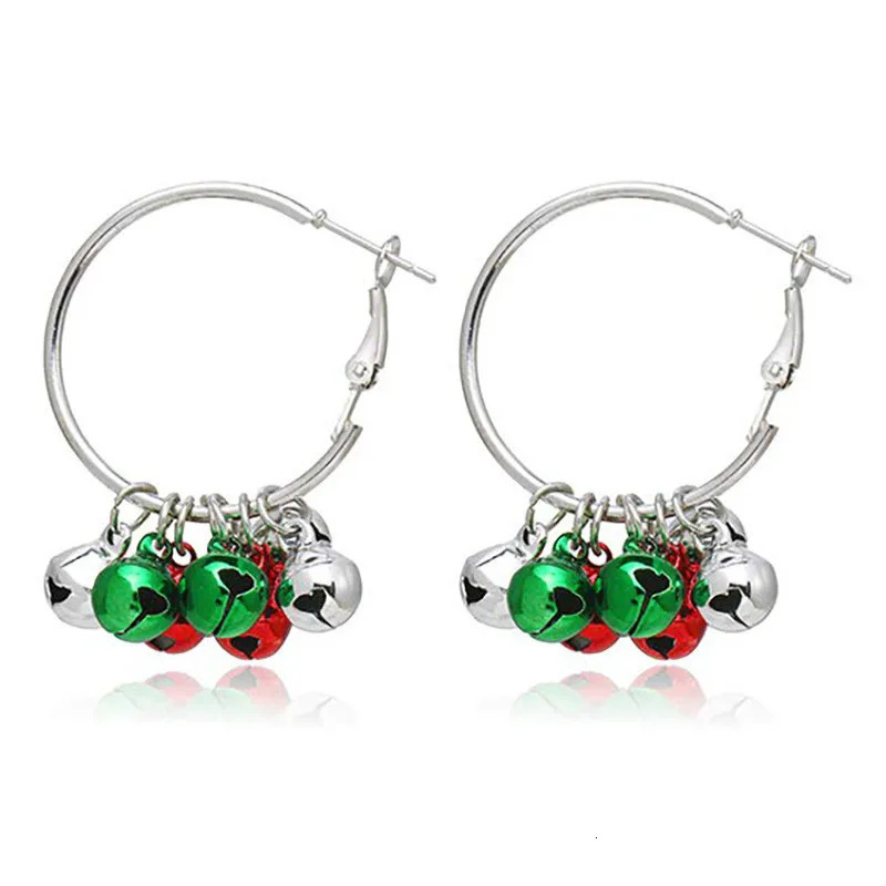 Fashion Christmas Tree Drop Earrings Small Bell Snowflake Earings for Women Cute Bowknot Dangle Earring Year Gift Brincos 251031