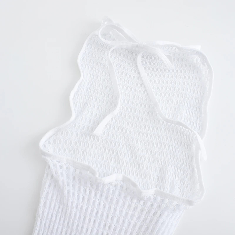 1 piece of womens sexy fishnet cover no bikini hollow see through tight dress beachwear summer swimsuit DS140 250328