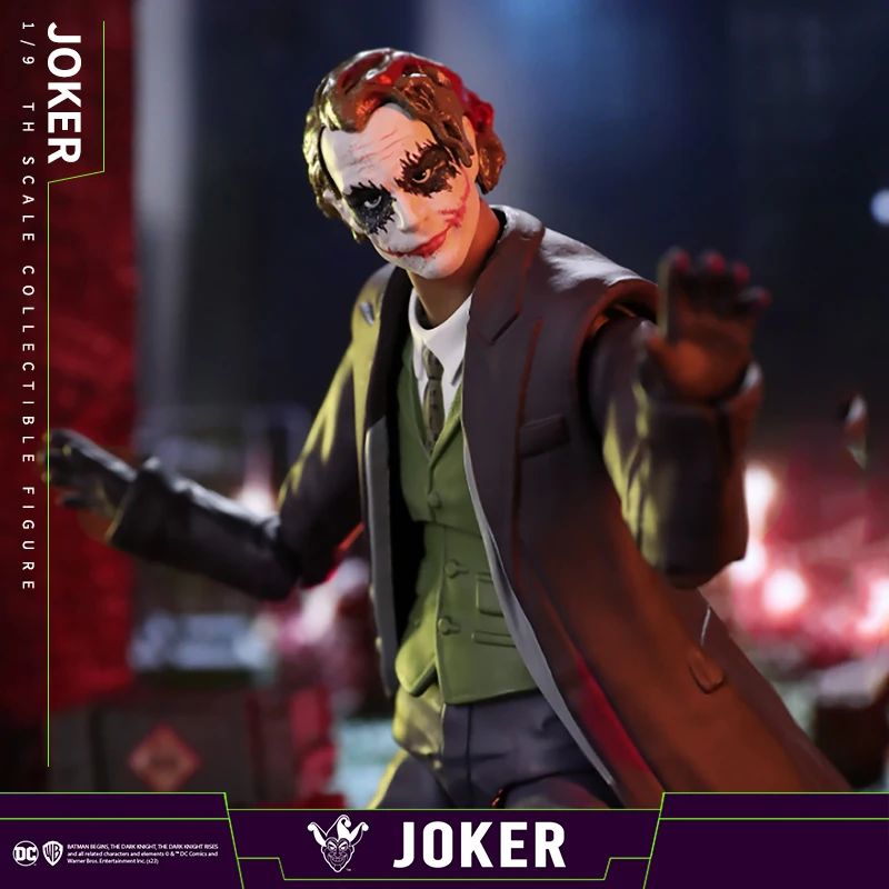 Fondjoy DC Comics Joker 1/9 Action Figure Wholesale - The Dark Knight Collectible Model Kit with Movable Joints, Bulk Stock for Retailers