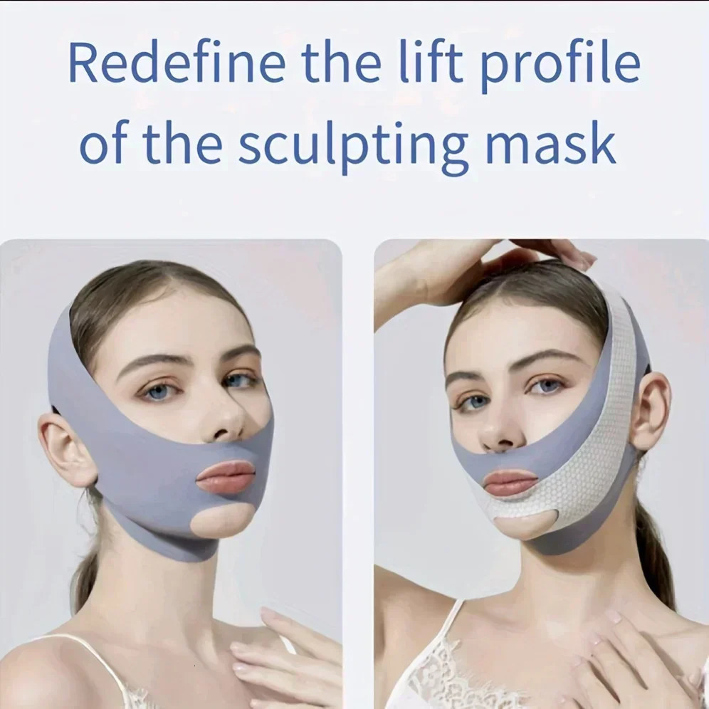 Face Slimming Bandage V Line Shaper Face Belt Facial Massage Strap Double Chin Reducer Skin Care Tools 251030