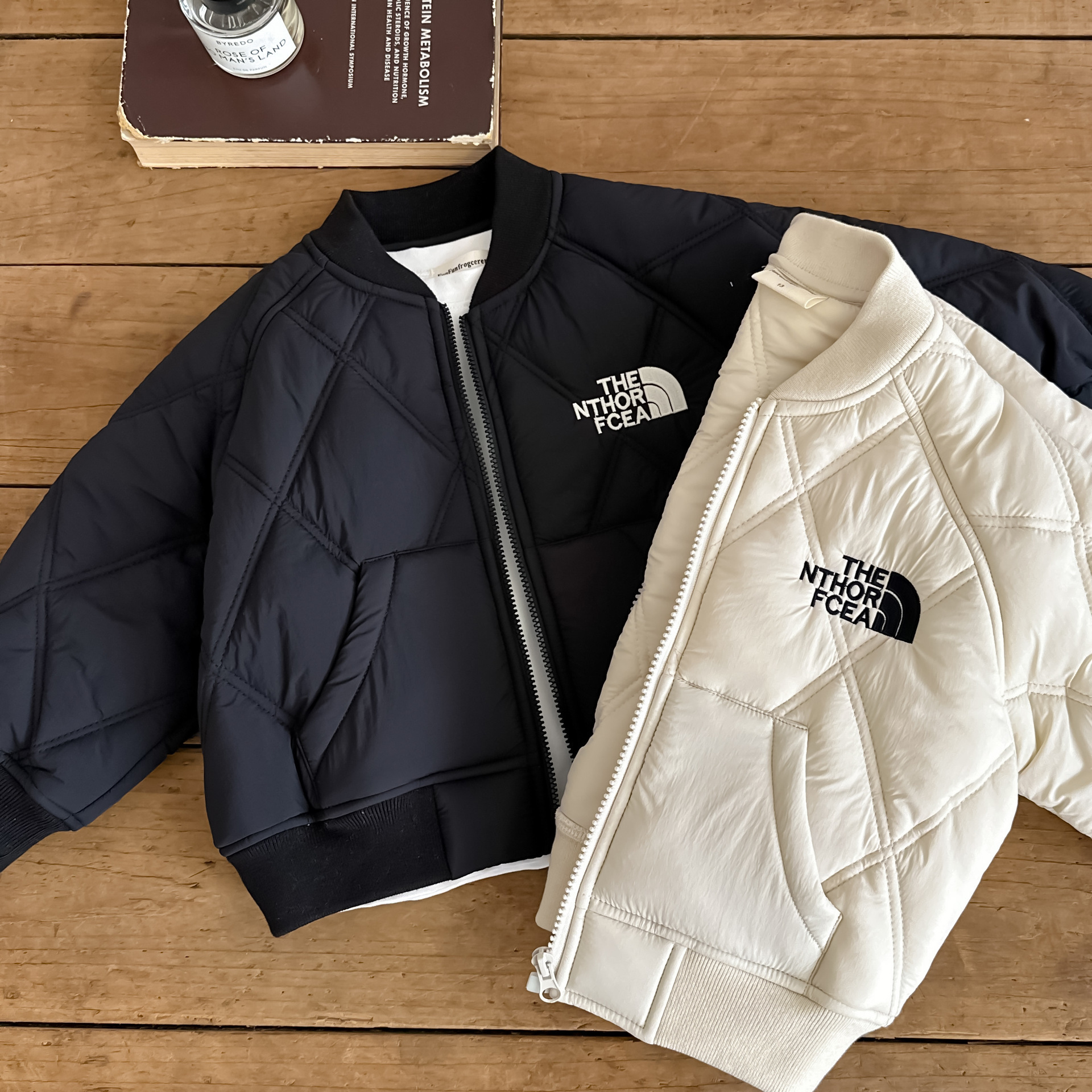 Luxury Down Coat Quilted Baseball Jacket, 2024 New Solid Color Winter Coat, Warm Padded Outerwear for Boys and Girls Free Shipping