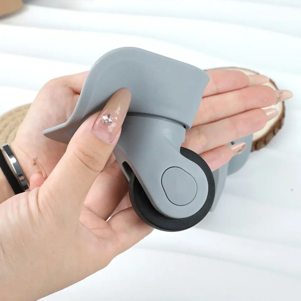 1 Pair Suitcase Wheels Swivel Casters Silent Baggage Wheel High Quality Luggage Wheel Replacement For Suitcase Trolley Accessory 251031