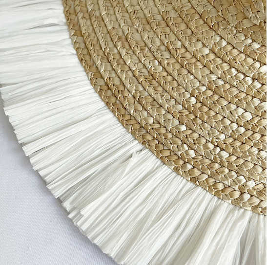 Spring/summer Straw jazz top straw hat Lady hair beard edge seaside beach hat net red face sunscreen sun hat Party Travel Gentleman Hat 56-58CM Sombre