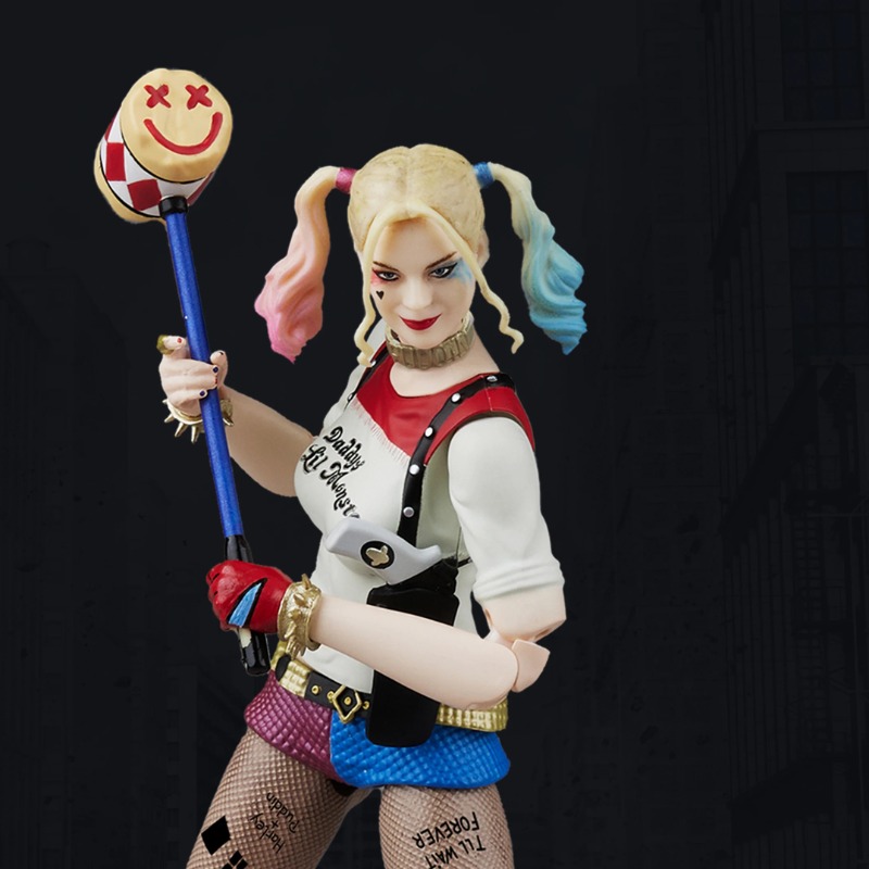 Fondjoy DC Comics Harley Quinn 1/9 Action Figure Wholesale - Collectible Model Kit with Movable Joints, Suicide Squad Bulk Stock for Retailers
