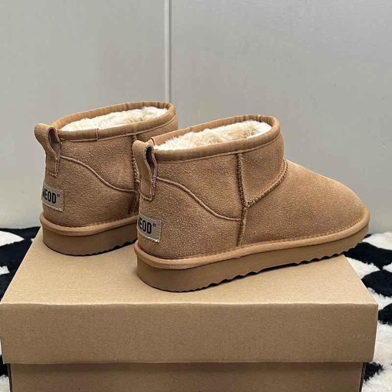 Designer Boots Women Ultra Mini Slippers Slides Platform Shoes Snow Boot Classic Leather Chestnut Winter Fluffy Boot Fur Slipper Ankle Top Quality Wit