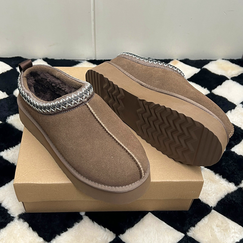 MEOD Designer Boots Women Ultra Mini Slippers Slides Platform Shoes Snow Boot Suede Classic Leather Chestnut Winter Fluffy Boot Fur Slipper Ankle With