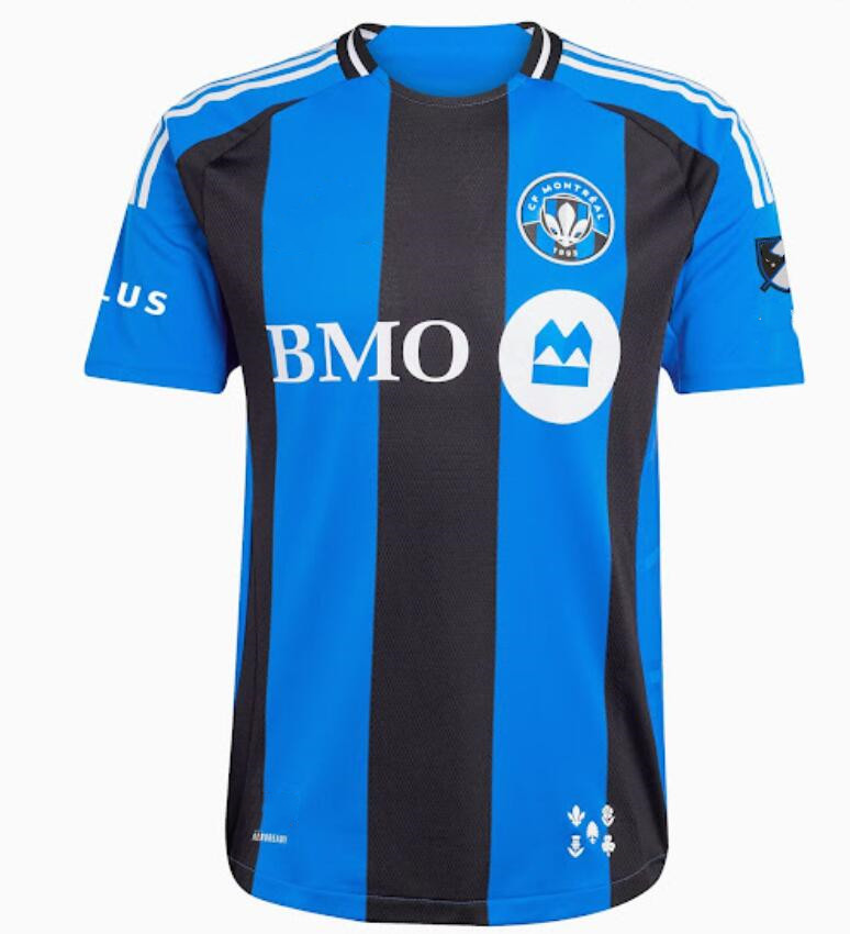 25 26 CF Montreal adult kids kits home away soccer jersey home away black white 2025 2026 custom name number football shirt JERSEYS