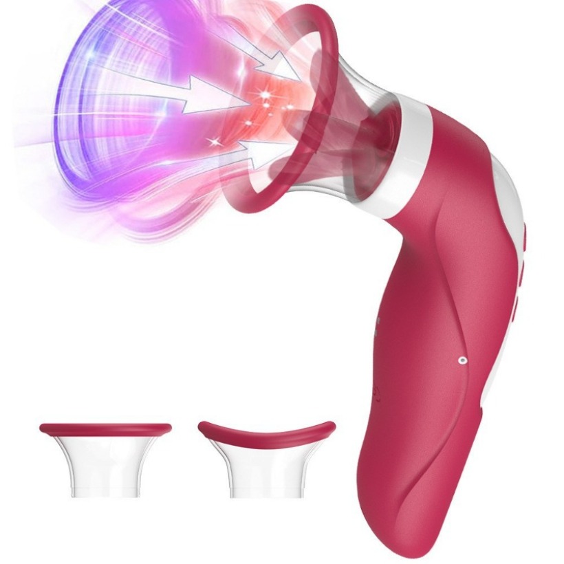 Dildo Vibrator Sex Toys for Women, Double Tongue Licking and Sucking Metwer Masturbation Device, vibration de Licking and Sucking Dispositif, Pro
