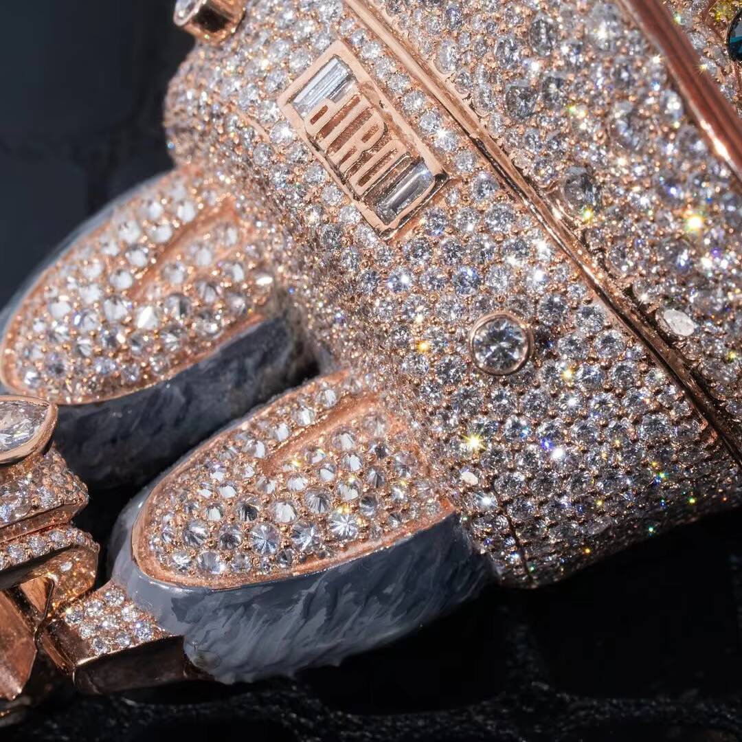 Custom Cartoon Cat Pendant 925 Sterling Silver Iced Out Hip Hop Jewelry with VVS Moissanite