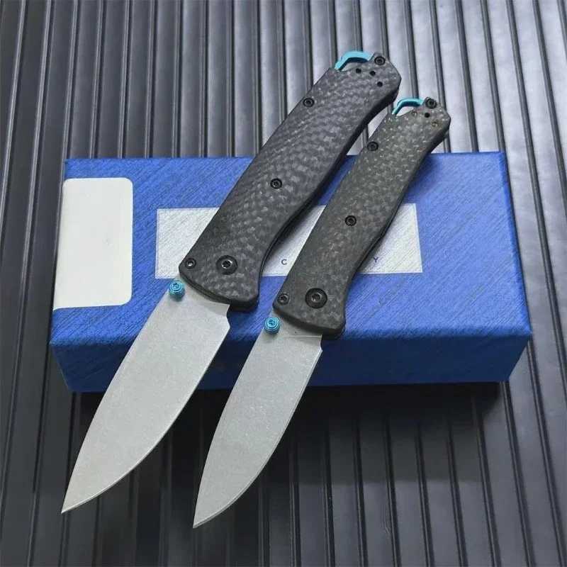 Hot selling BM 535-3/533-3 Mini Pocket Folding Knife Carbon Fiber Handle S90V Blade Outdoor Hiking Camping War Portable EDC ToolW250402