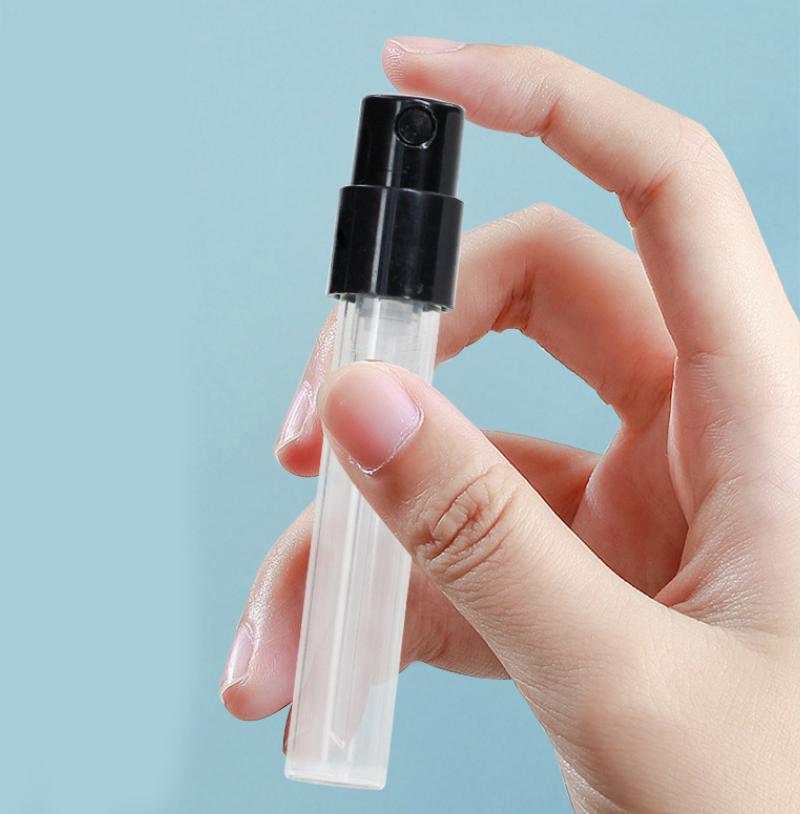 Mini Bayonet Glass Fragrance Sample Tester Bottles 1ml 2ml Perfume Spray for Personal Care Mini Bayonet Glass Bottles