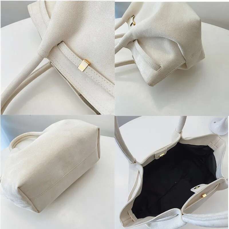 2025 New vintage abrasive leather women's handbag Fashion tote bag High quality solid color shoulder bag