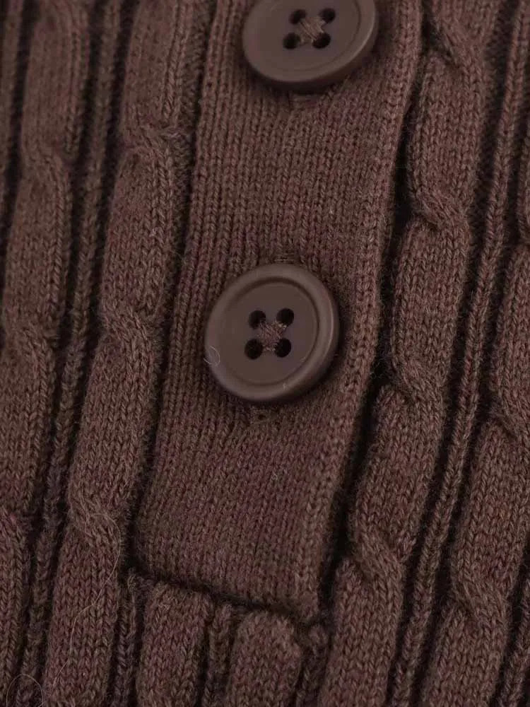 Spring womens clothing European and American style French eight stripe knitted lapel mini dress 250402m