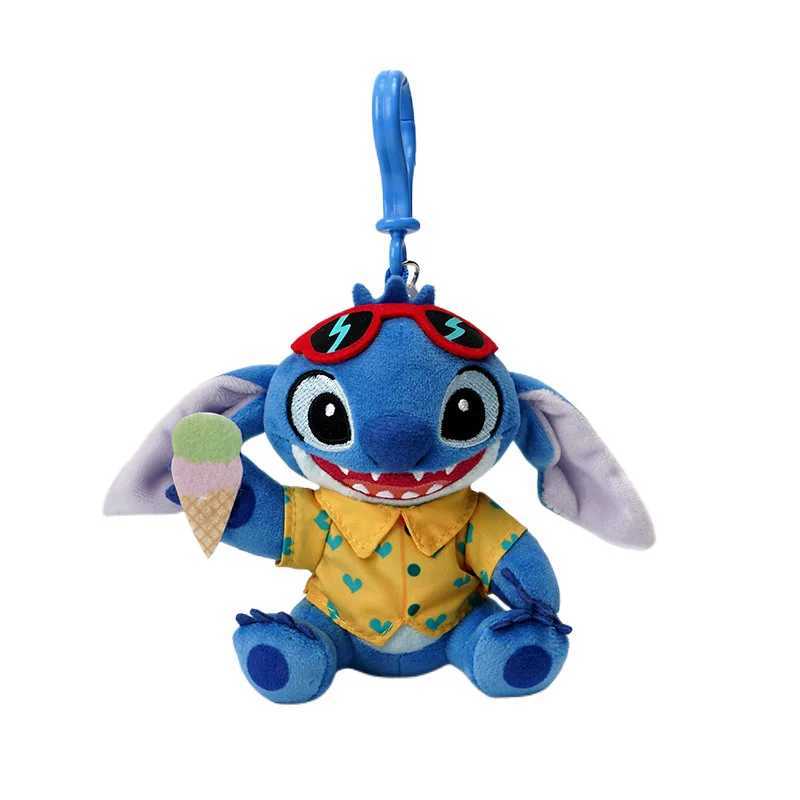 Disney Miniso Lilo Sewing Alien Loso Sullivan Chip Dell Role Playing Keychain Doll Plush Doll Childrens Christmas Gift Accessories Y250402