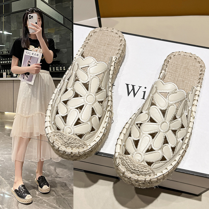HOT free shipping deisgner for womens flat beige black green Summer new outdoor casual sandals size 35-40
