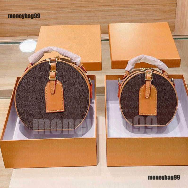 Shoulder Bags Evening Bags boite chapeau souple round bag luxury designer women handbag mm pm mini shoulder crossbody bags leather strap canvas messenger clutch pou