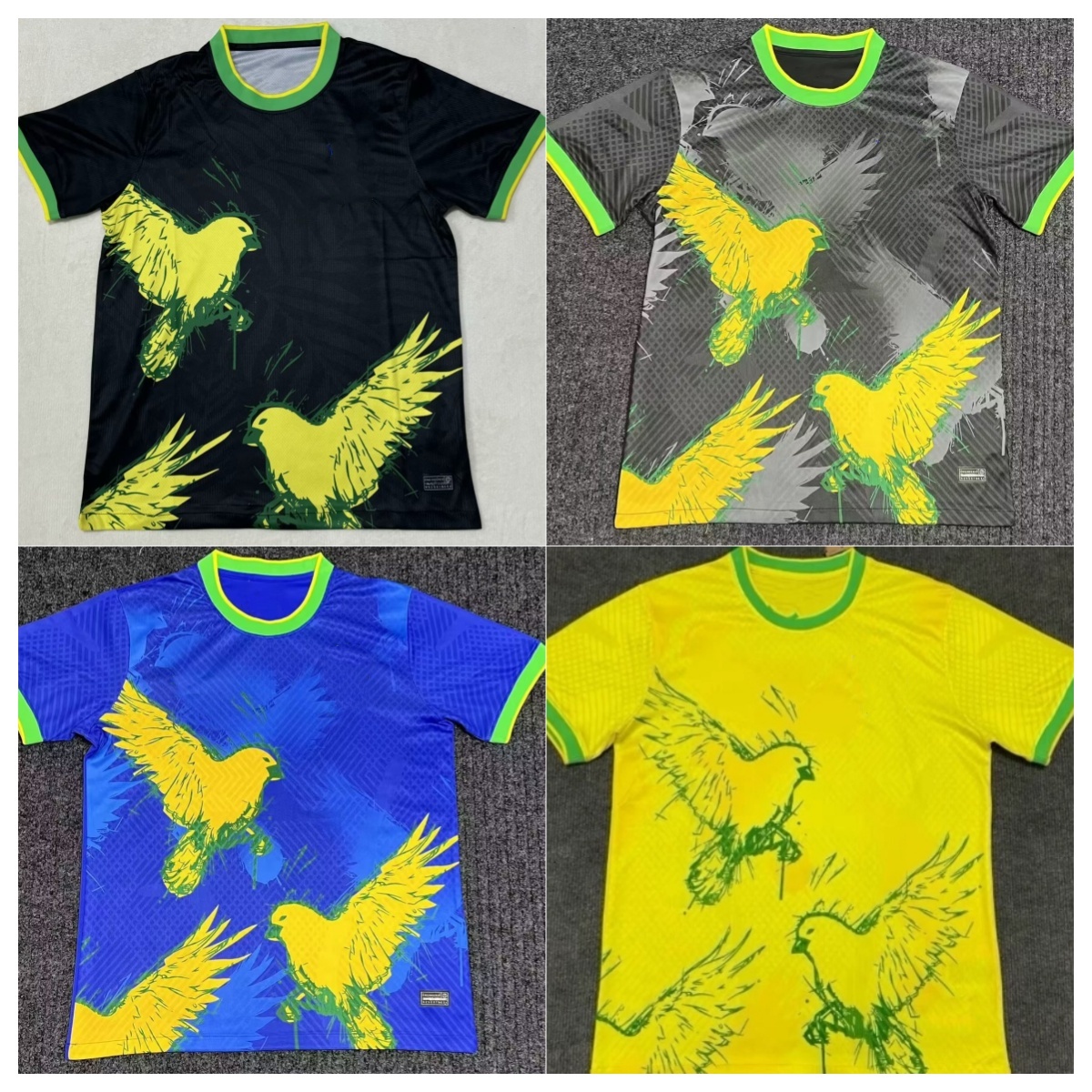 2025 2026 bRAZILS Little Bird Special Edition soccer jerseys 22 23 Special concept RICHARLISON NEYMAR Shirt RAPHINHA VINI JR Men Kids kit Football Shirt uniforms