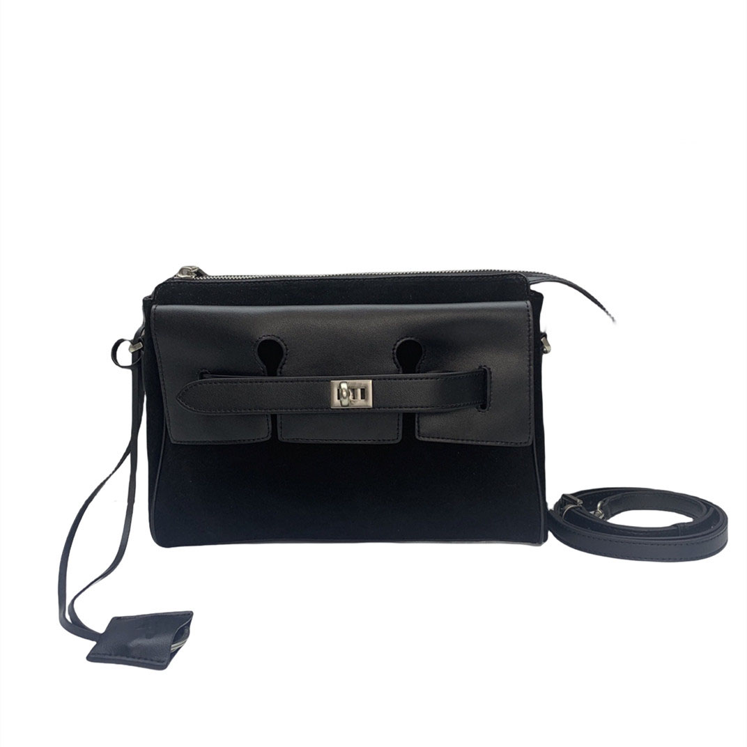 Designer Shoulder Bags Woman Handbags Message Bag Genuine leather and Suede