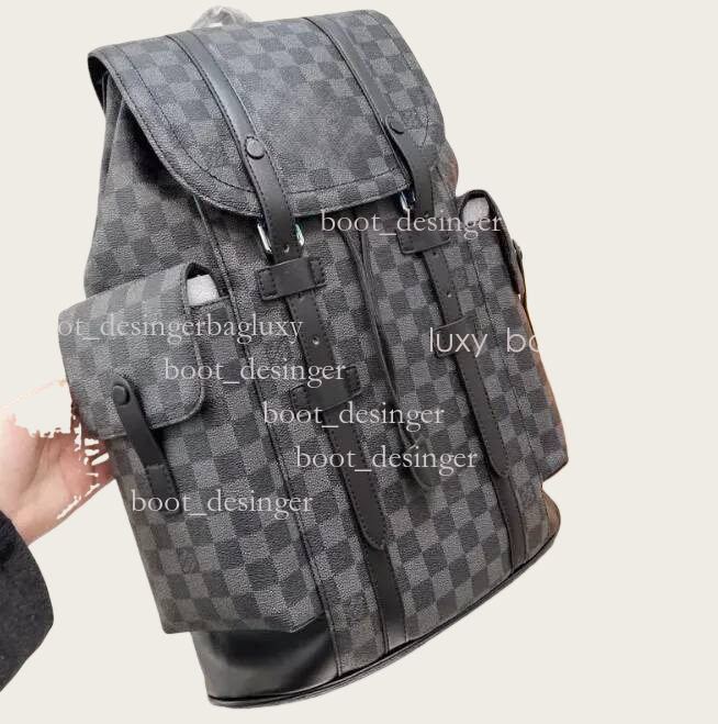 2025 Designer women fashion Men travel classic printed canvas match shoulder strap clamshell school bag luxry backpack rucksack designer