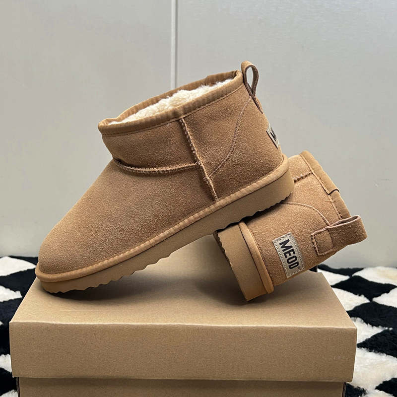 Designer Boots Women Ultra Mini Slippers Slides Platform Shoes Snow Boot Classic Leather Chestnut Winter Fluffy Boot Fur Slipper Ankle Top Quality Wit